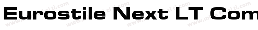 Eurostile Next LT Com Regular字体转换